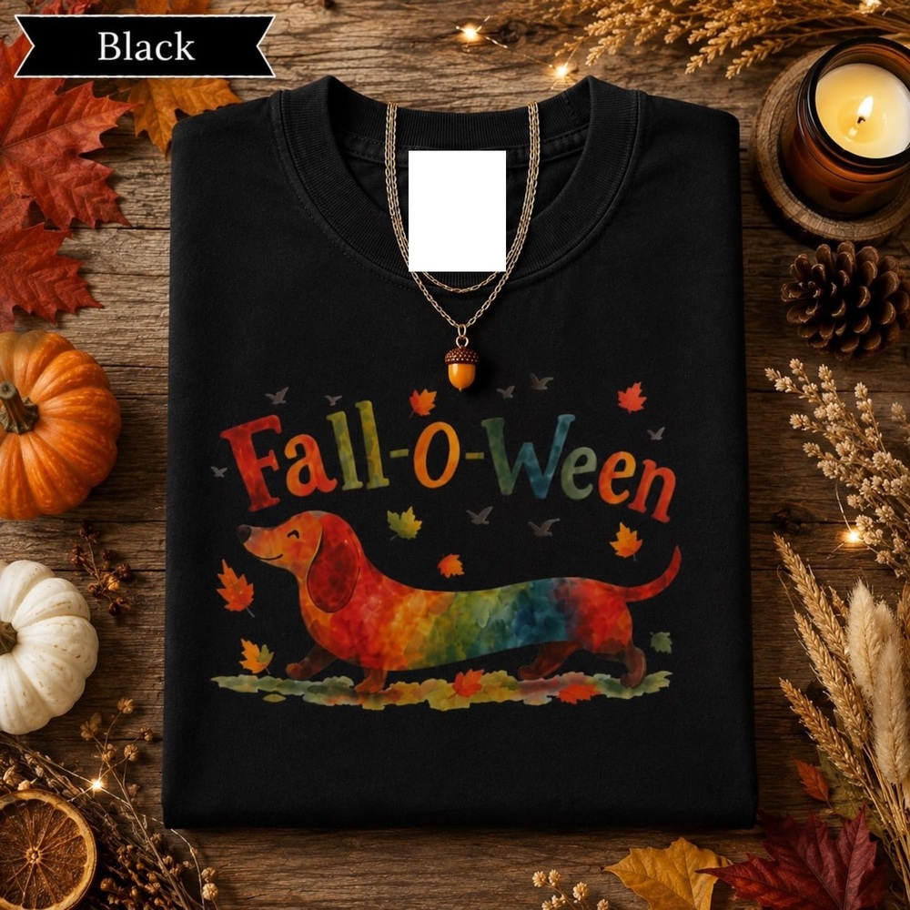 Fall O Ween Dachshund T Shirt